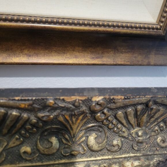 Vintage or Antique Portrait of a women muted pallet in ornate frame & Matted - Picture 16 of 16